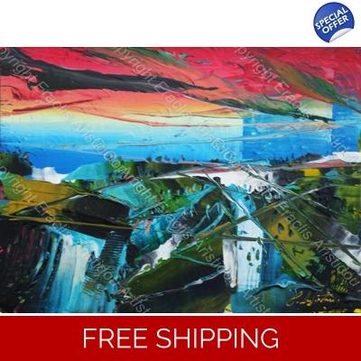 Abstract landscape Fields 780